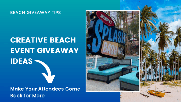 beach event giveaway ideas