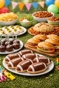 Football goodie bag snacks DIY