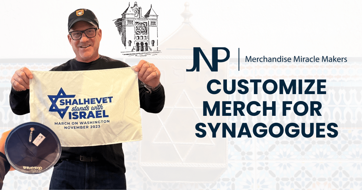 Customized Merch For Local Synagogues
