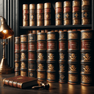 Premium Leather-bound Law Books: A Classic Addition to Their Library