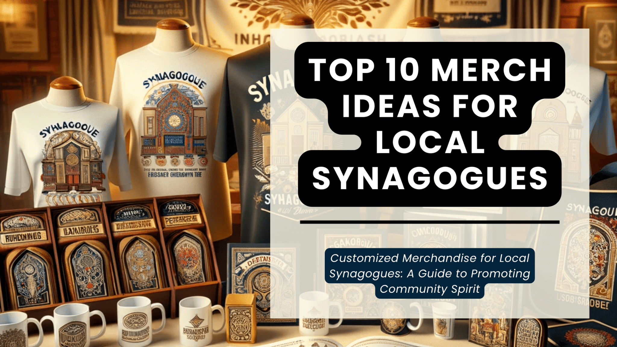 Top 10 Merchandising Ideas for Local Synagogues: A Guide to Promoting Community Spirit