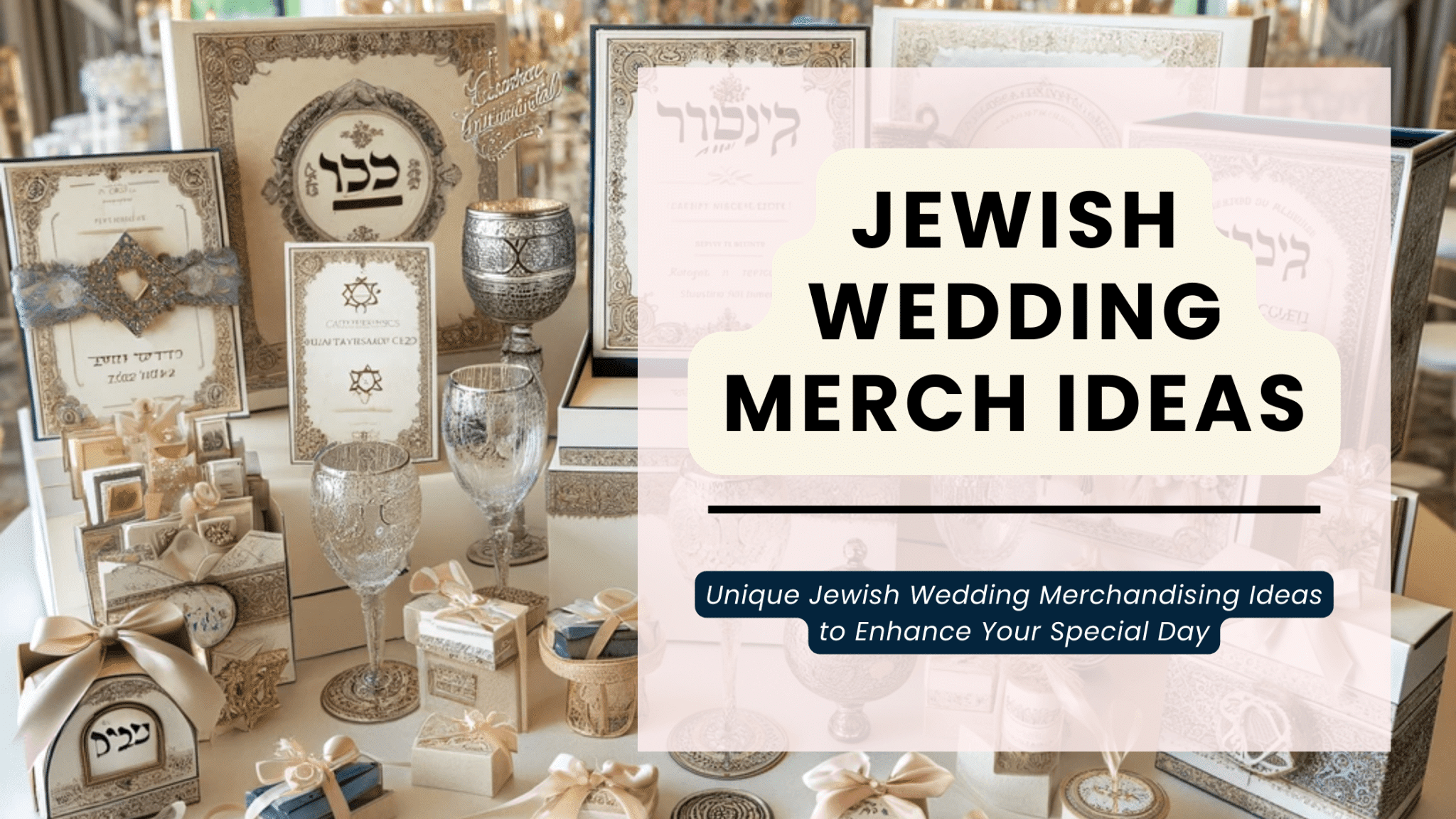Unique Jewish Wedding Merchandising Ideas to Enhance Your Special Day