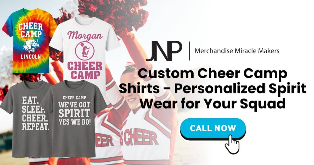 Custom Cheer Camp Shirts - Personalized Spirit Wear for Your Squad