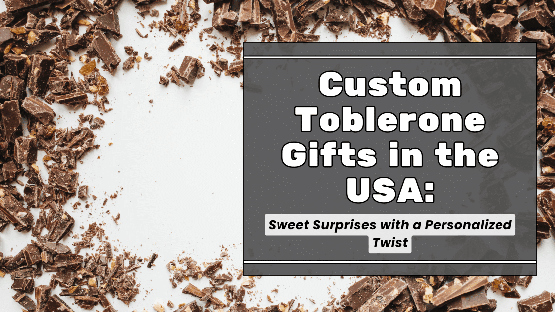 Pile of chocolate chips for custom Toblerone gifts USA