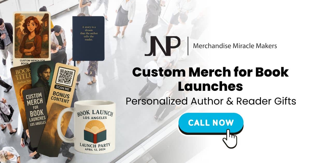 Custom Merch for Book Launches - Personalized Author & Reader Gifts