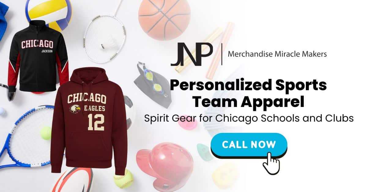 Personalized Sports Team Apparel & Spirit Gear for Chicago Schools and Clubs